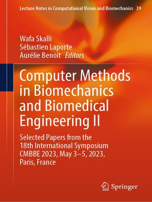 cover image of Computer Methods in Biomechanics and Biomedical Engineering II